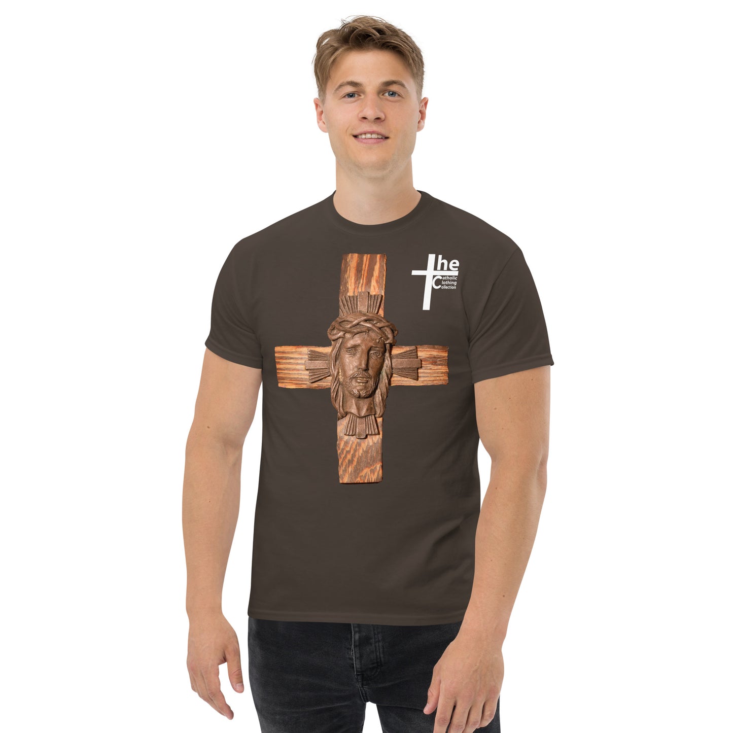 Face of Jesus on Cross Men's t-Shirt