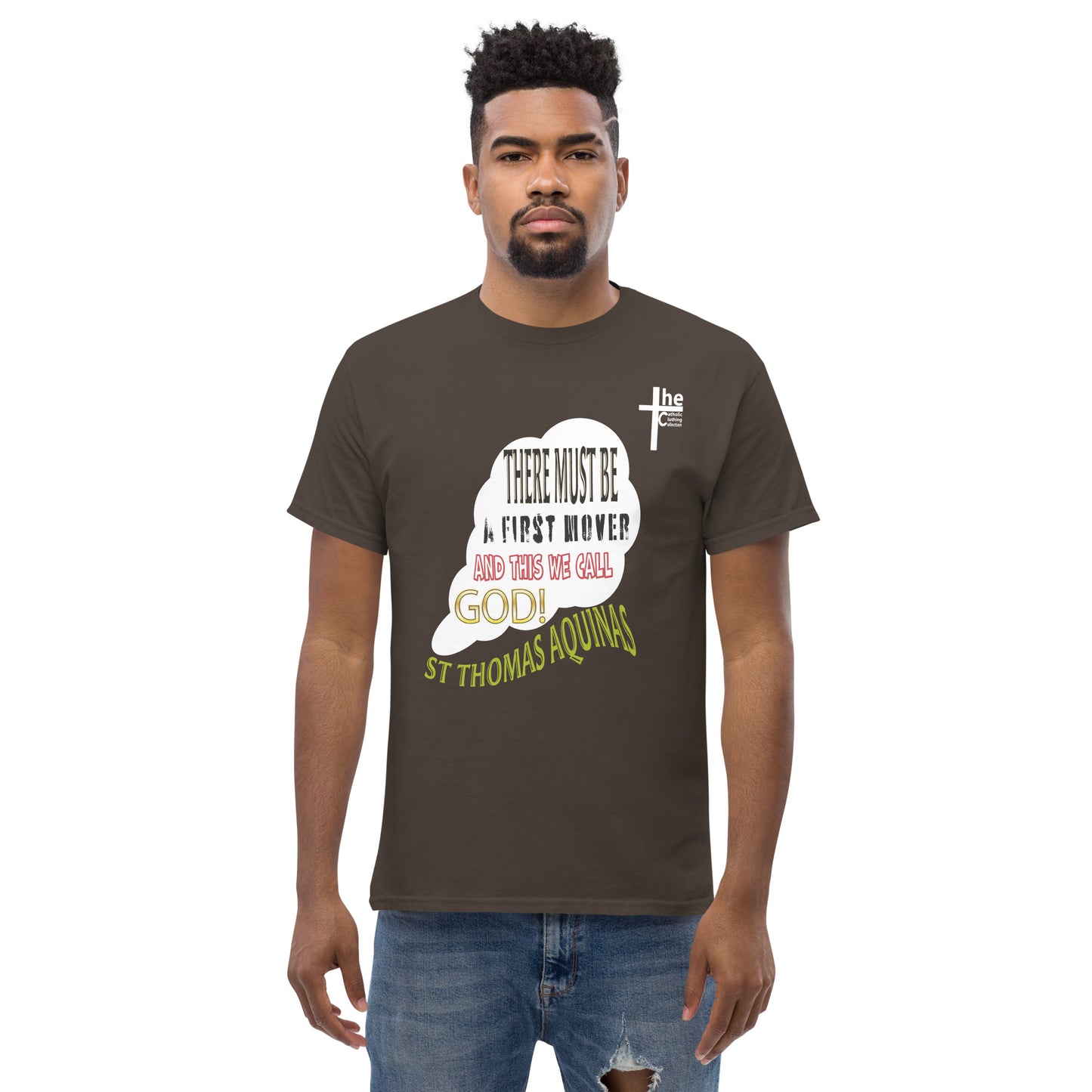 God As First Mover by St Thomas Aquinas Men's t-Shirt