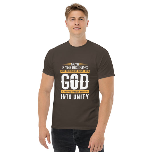 Faith and Love Men's Christian t-Shirt Men's