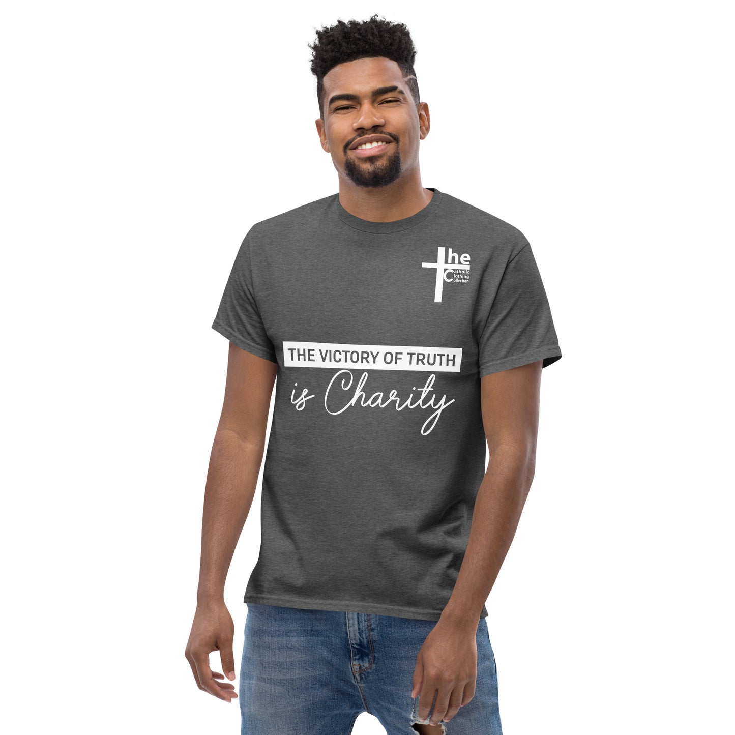 The Victory of Truth is Charity Men's t-Shirt