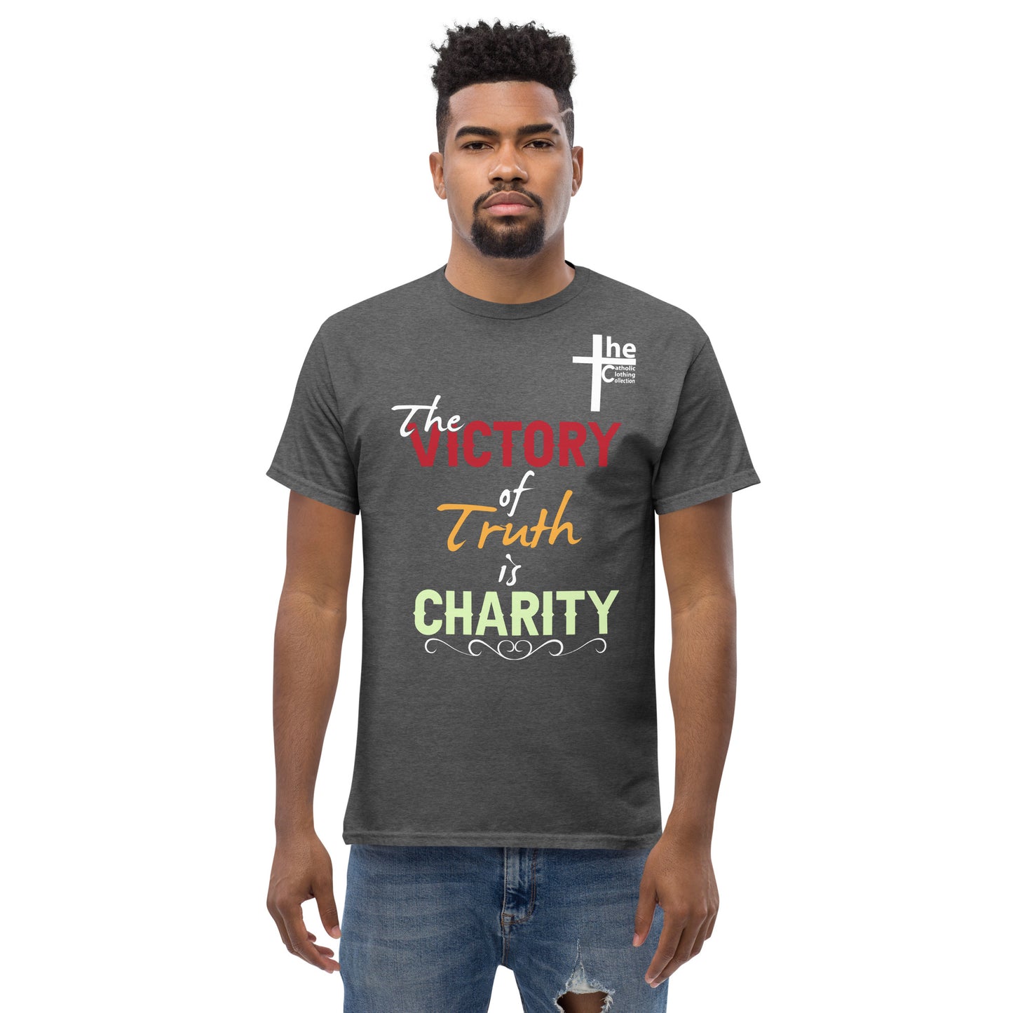 Victory of Truth is Charity Men's t-Shirt