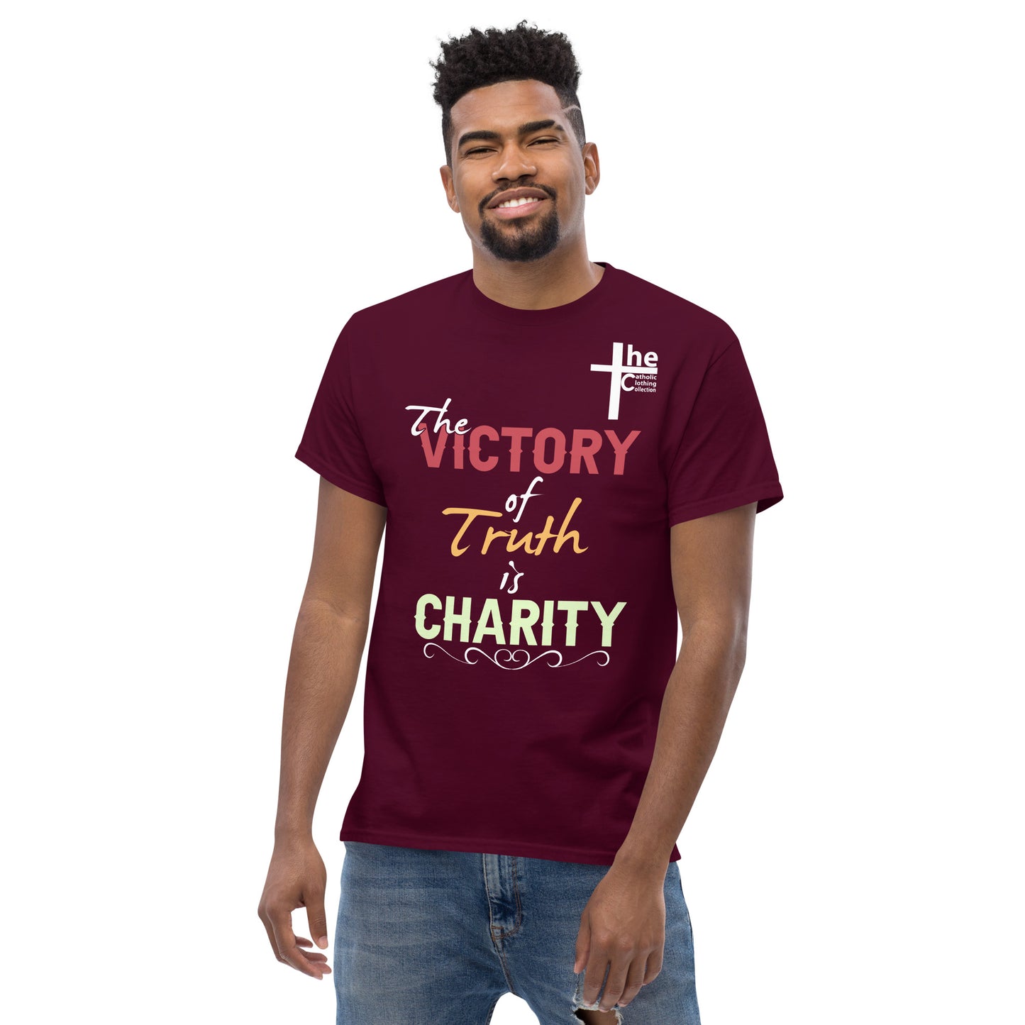 Victory of Truth is Charity Men's t-Shirt