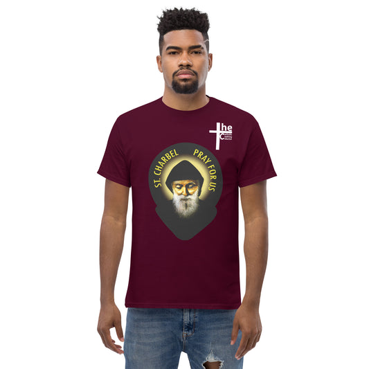 St Charbel Pray For Us Men's t-Shirt