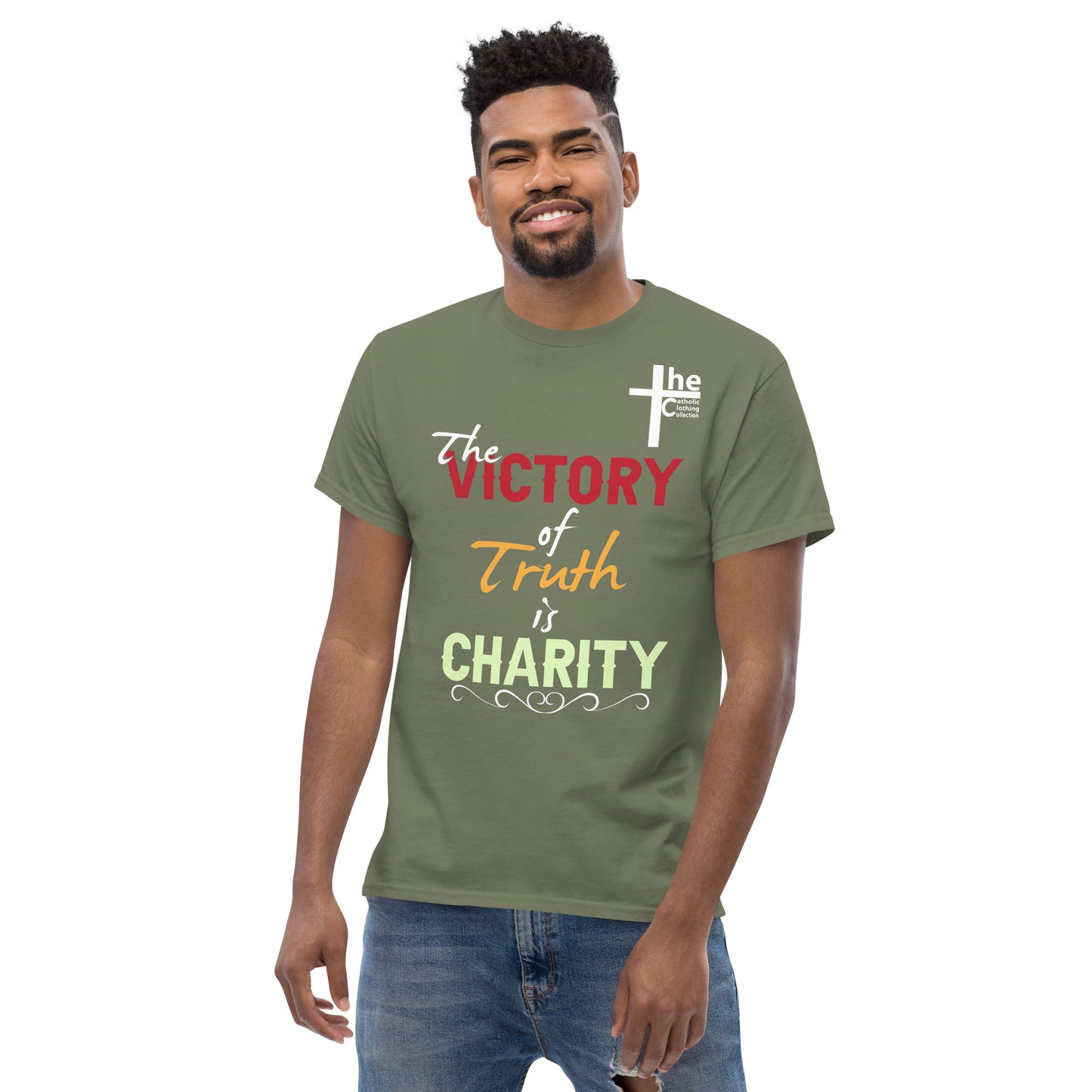 Victory of Truth is Charity Men's t-Shirt