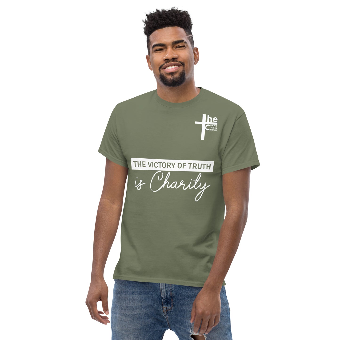 The Victory of Truth is Charity Men's t-Shirt