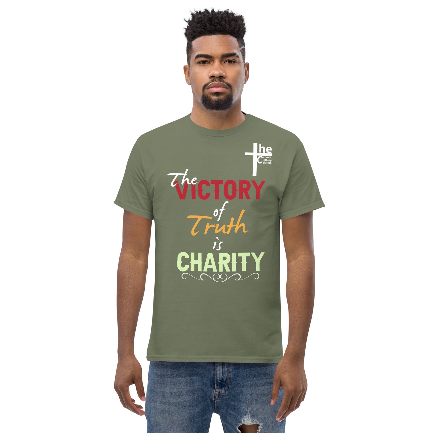 Victory of Truth is Charity Men's t-Shirt