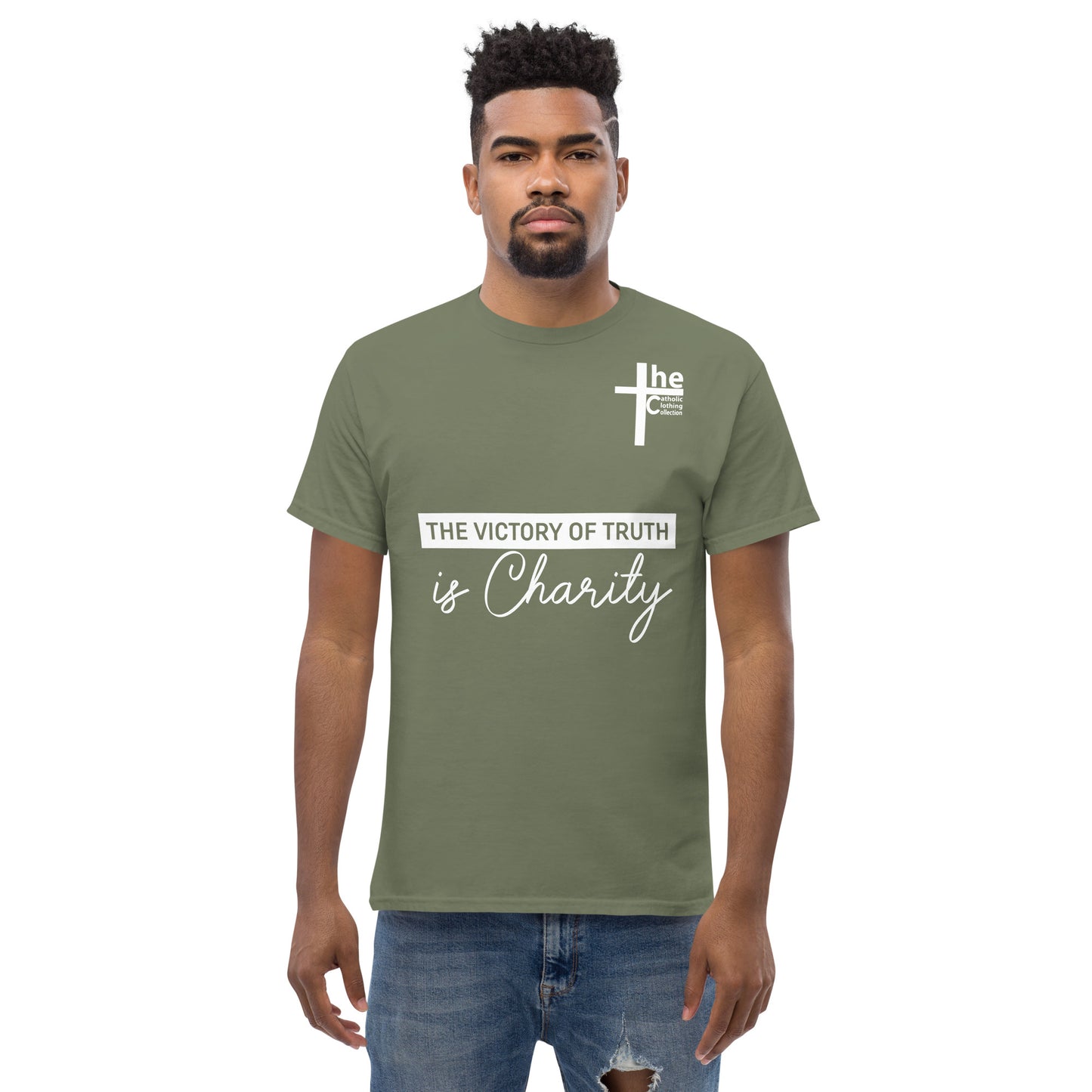 The Victory of Truth is Charity Men's t-Shirt