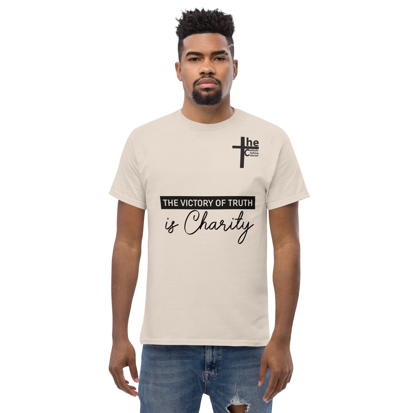 The Victory of Truth is Charity Men's t-Shirt