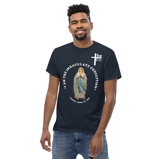 I Am the Immaculate Conception - Lourdes, France March 25, 1858 Men's t-Shirt