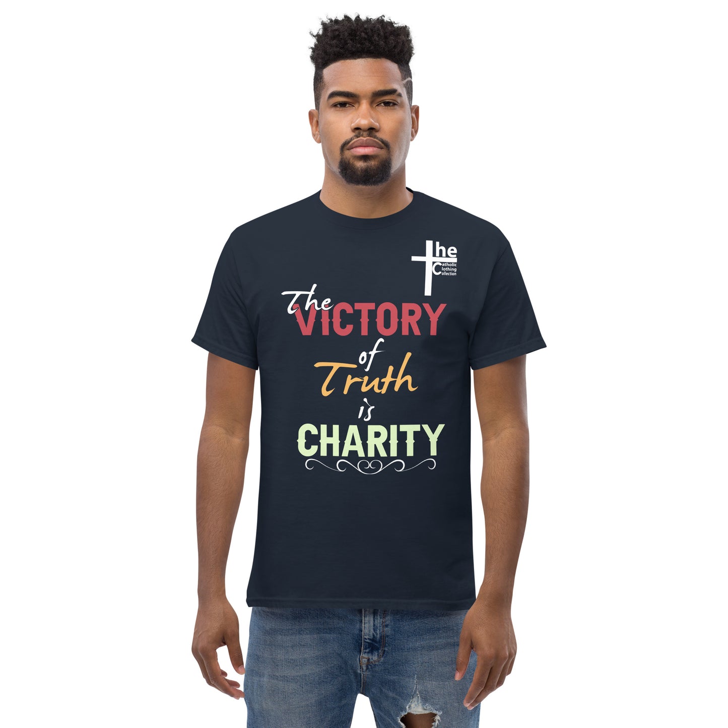 Victory of Truth is Charity Men's t-Shirt