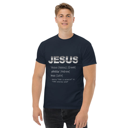 Jesus Name Men's Christian t-Shirt