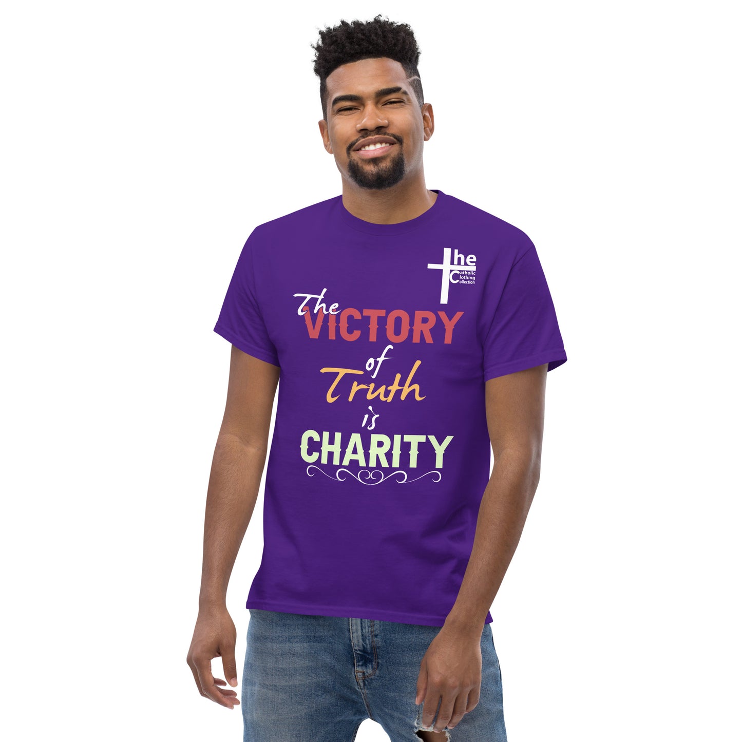 Victory of Truth is Charity Men's t-Shirt