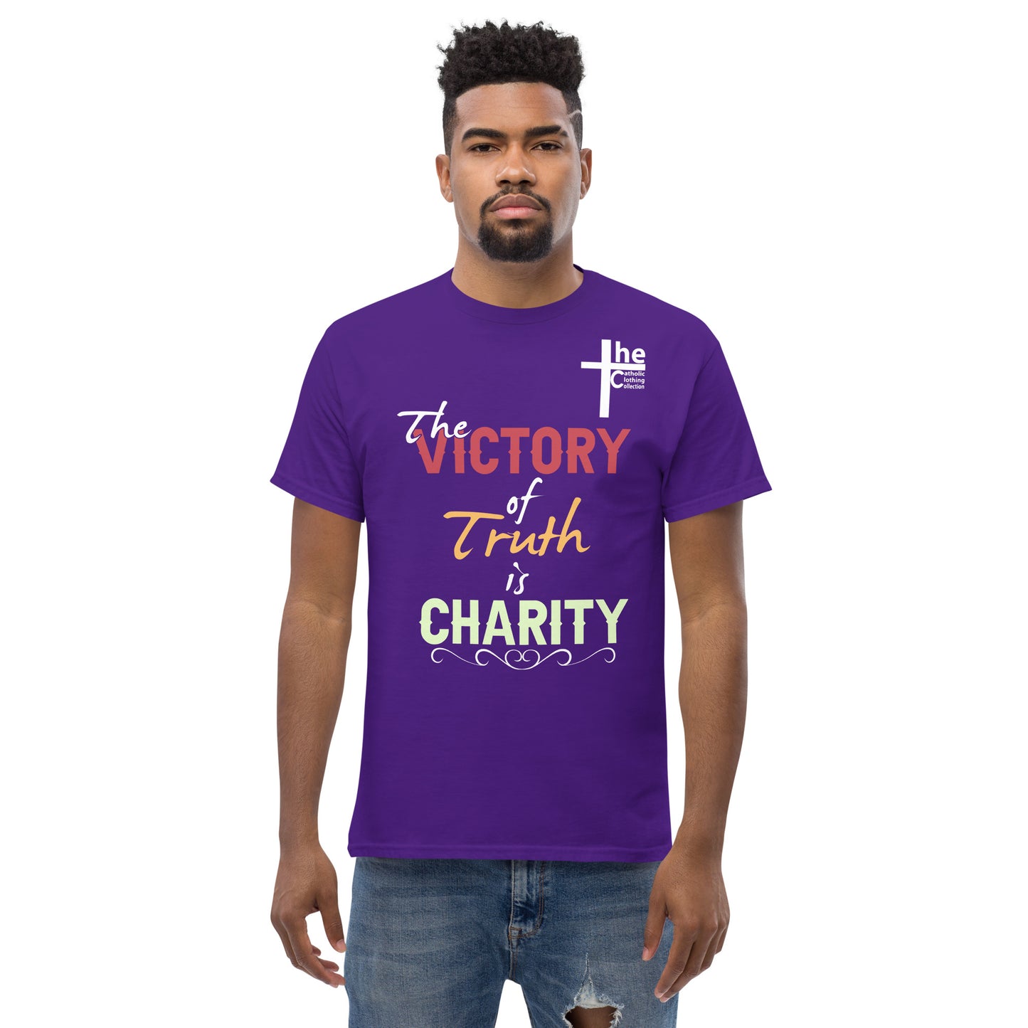 Victory of Truth is Charity Men's t-Shirt