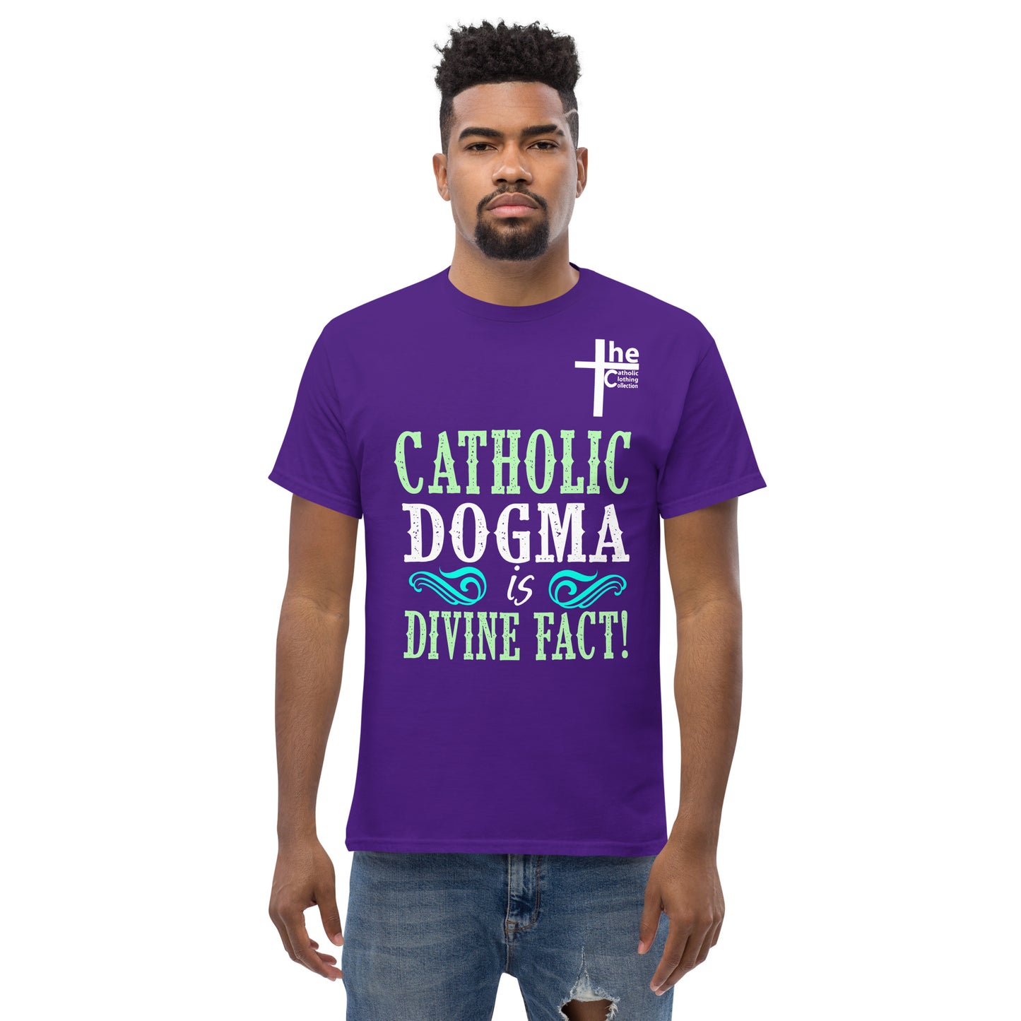 Catholic Dogma is Divine Fact Men's t-Shirt