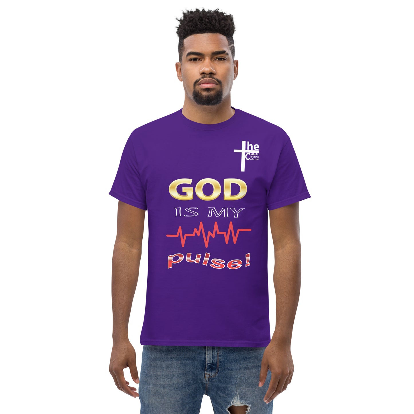 God Is My Pulse Men's t-Shirt