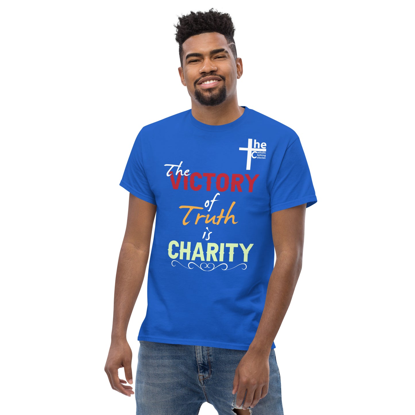 Victory of Truth is Charity Men's t-Shirt