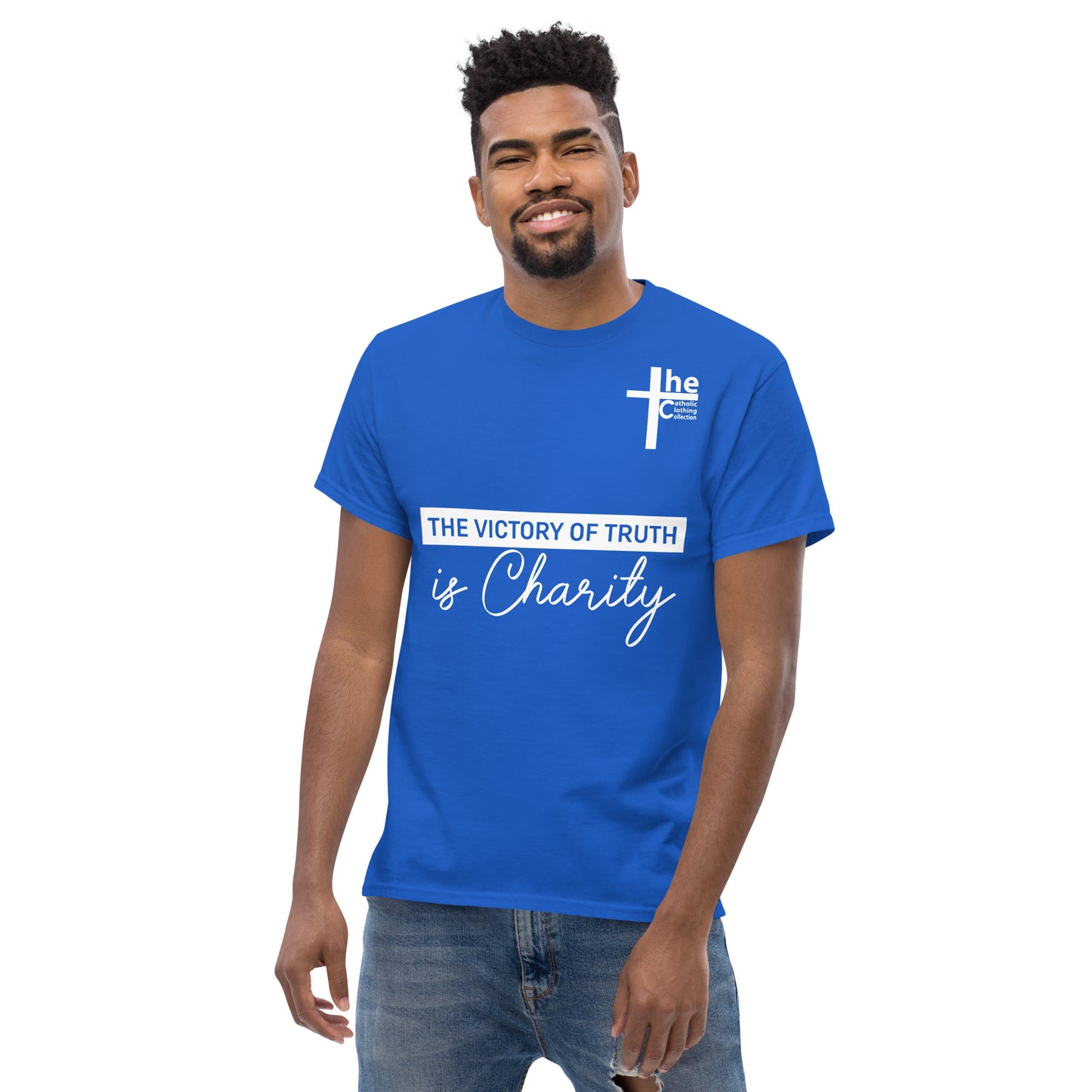 The Victory of Truth is Charity Men's t-Shirt