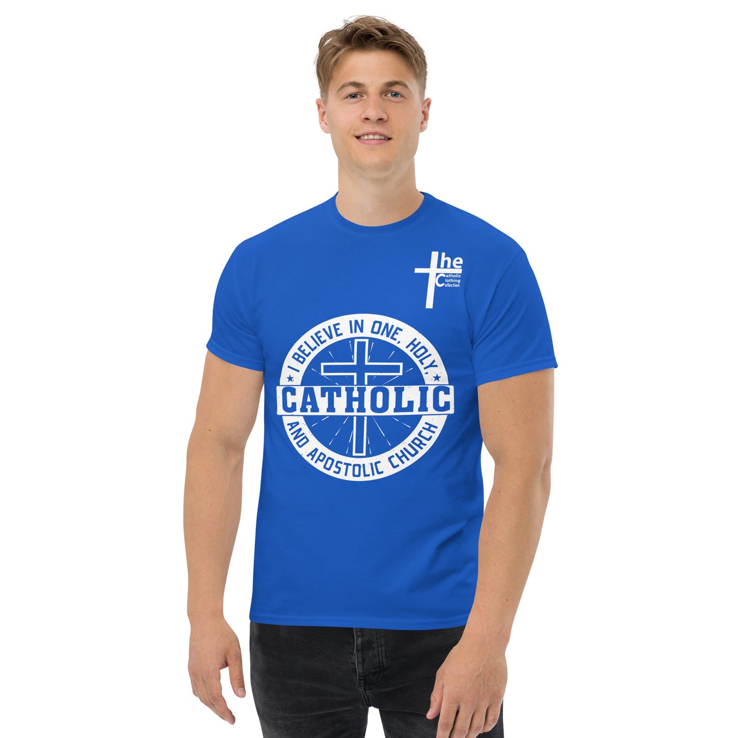 I Believe in One, Holy, Catholic and Apostolic Church Men's t-Shirt