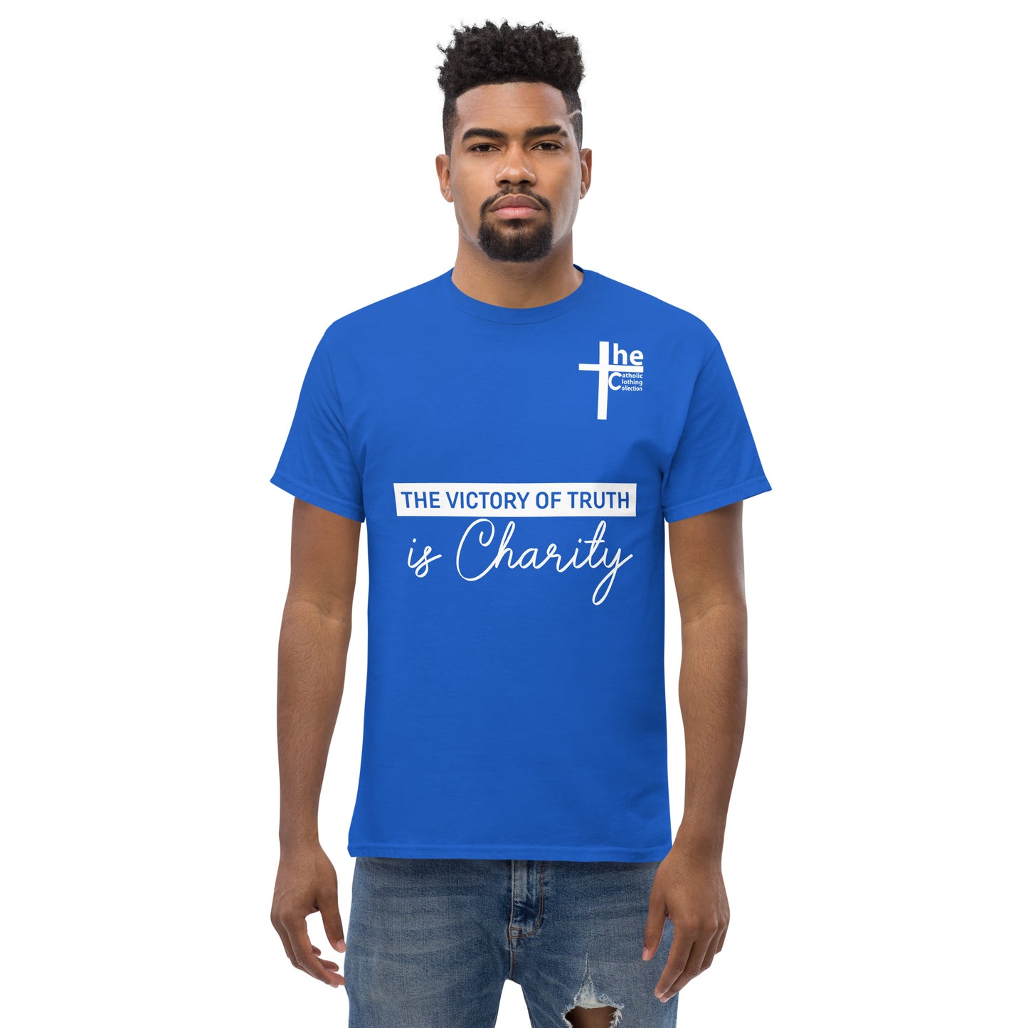 The Victory of Truth is Charity Men's t-Shirt