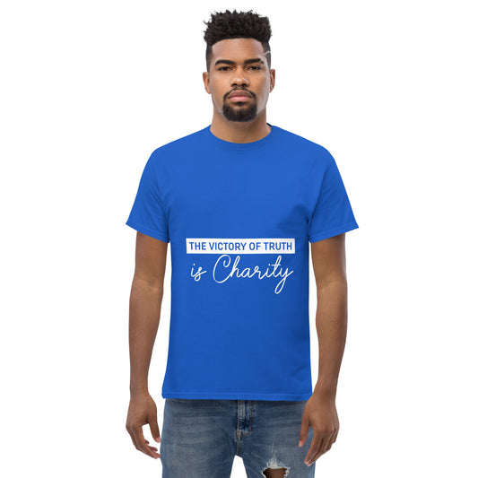 The Victory of Truth is Charity Men's Christian t-Shirt