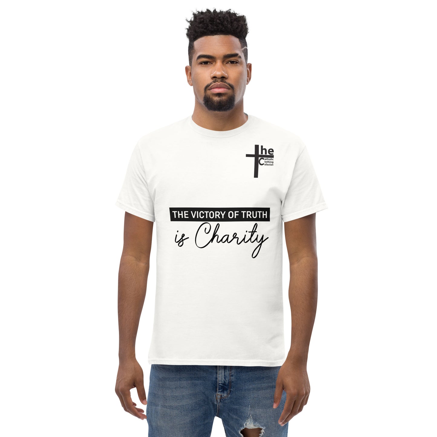 The Victory of Truth is Charity Men's t-Shirt