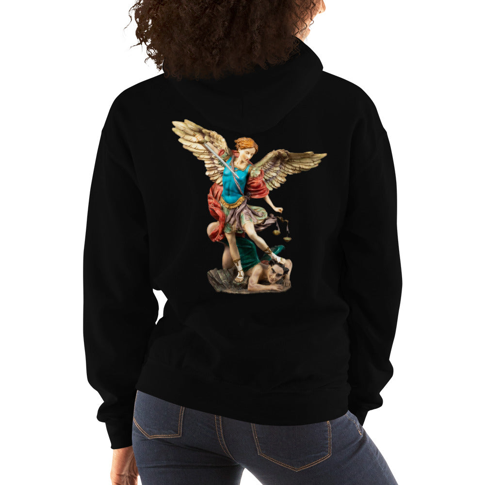 St Michael Archangel (colour) Women's Hoodie