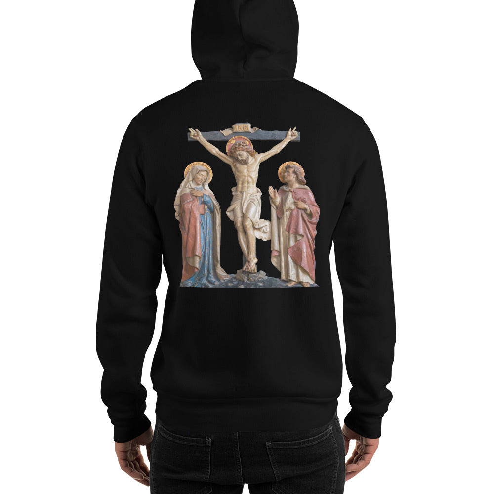 Crucifixion Scene Men's Hoodie