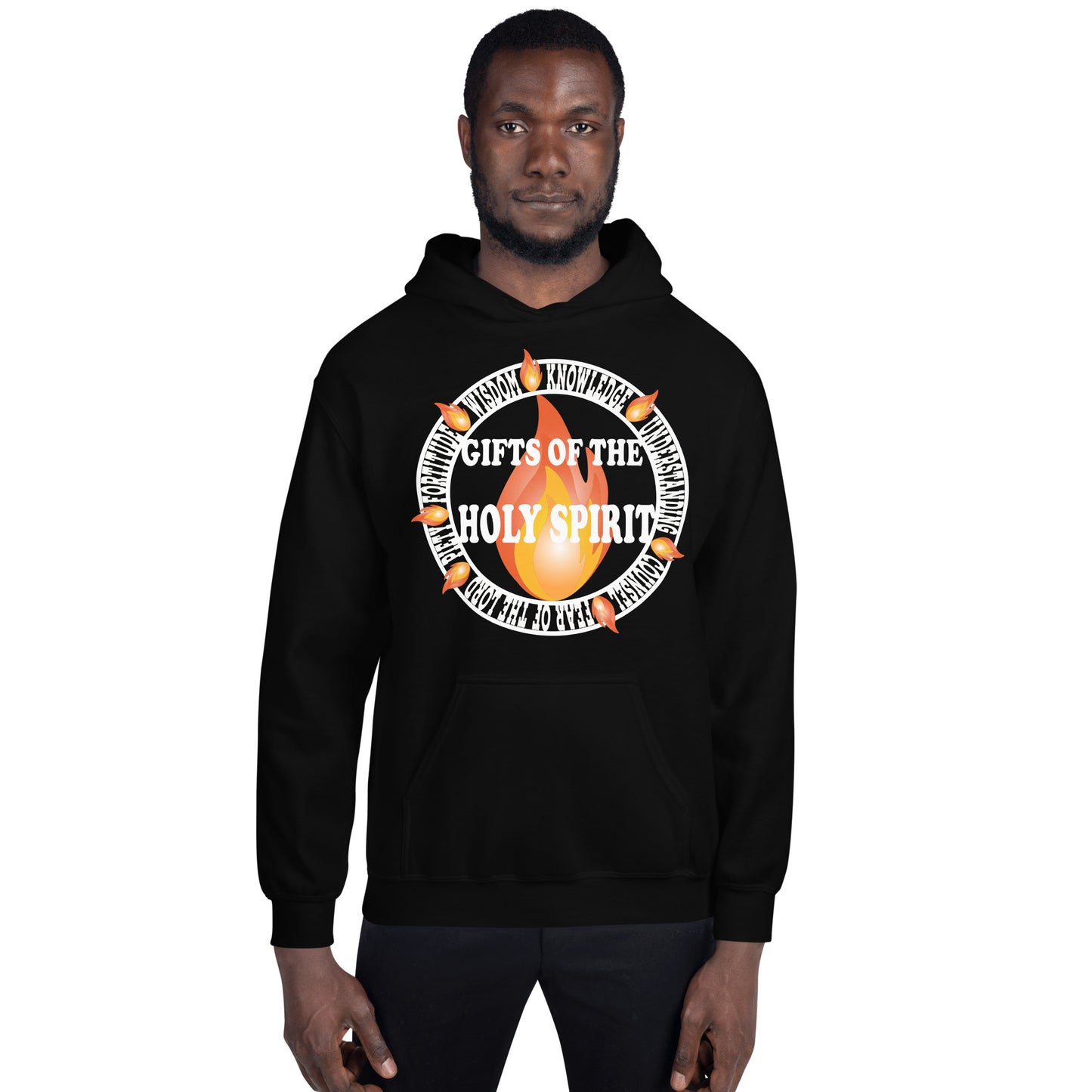 Gifts of the Holy Spirit Men's Christian Hoodie