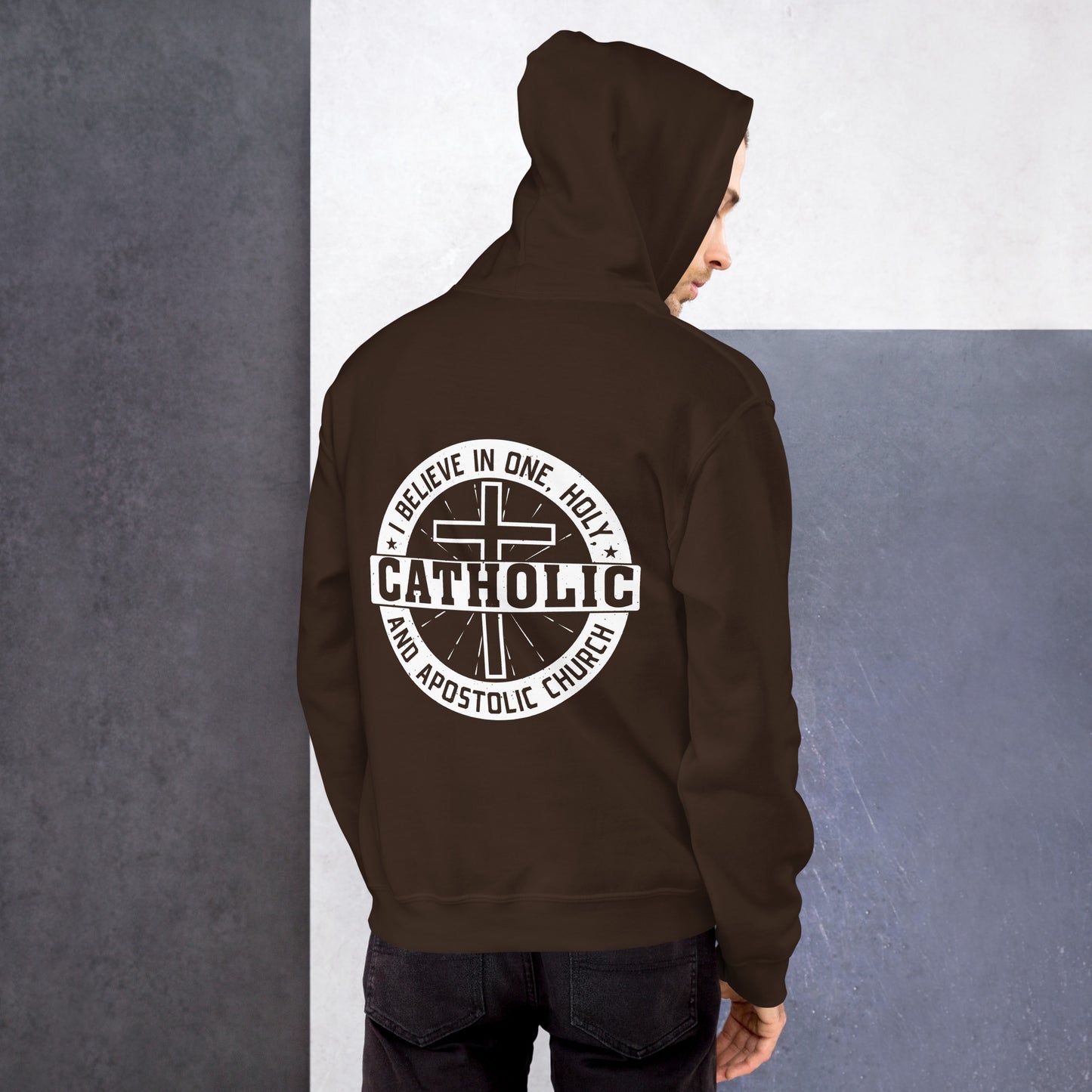 I Believe in One, Holy, Catholic and Apostolic Church Men's Hoodie