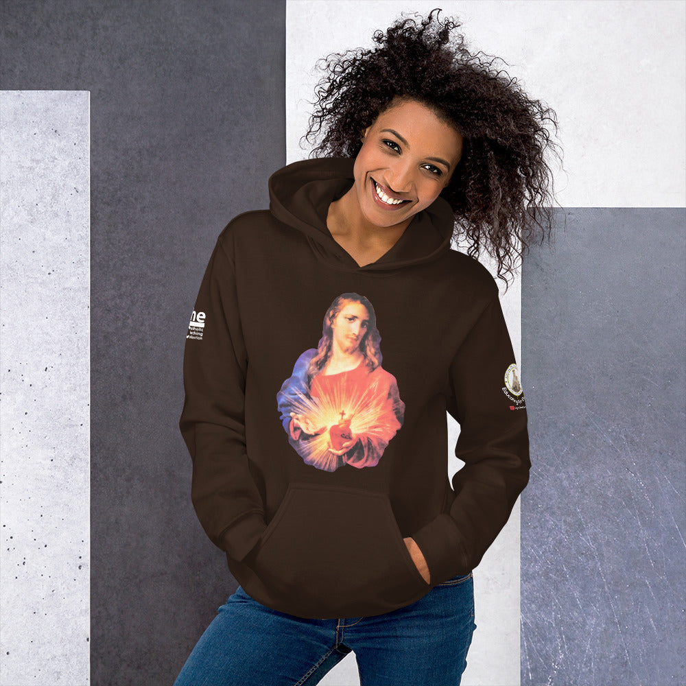 Sacred Heart of Jesus and Immaculate Heart of Mary Women's Hoodie