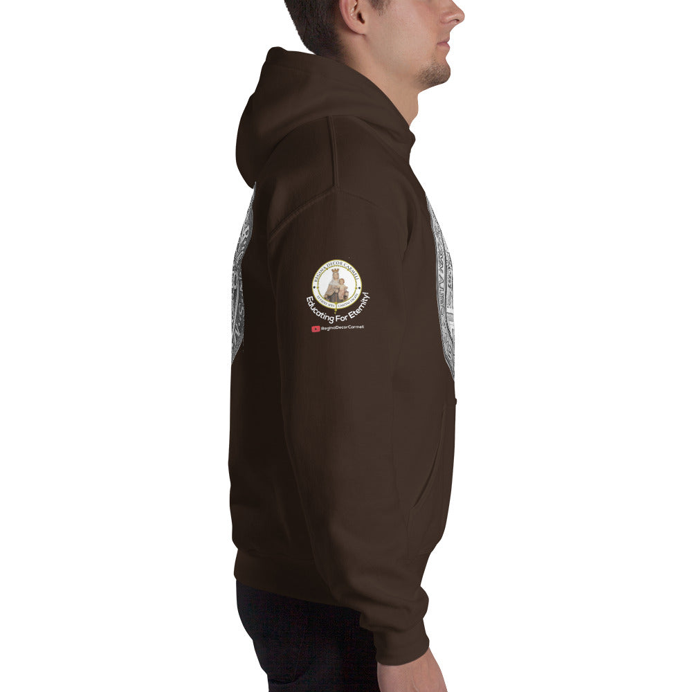 St Benedict Medal Men's Hoodie