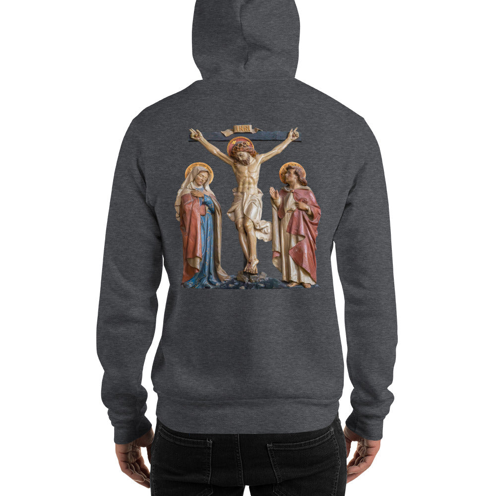 Crucifixion Scene Men's Hoodie