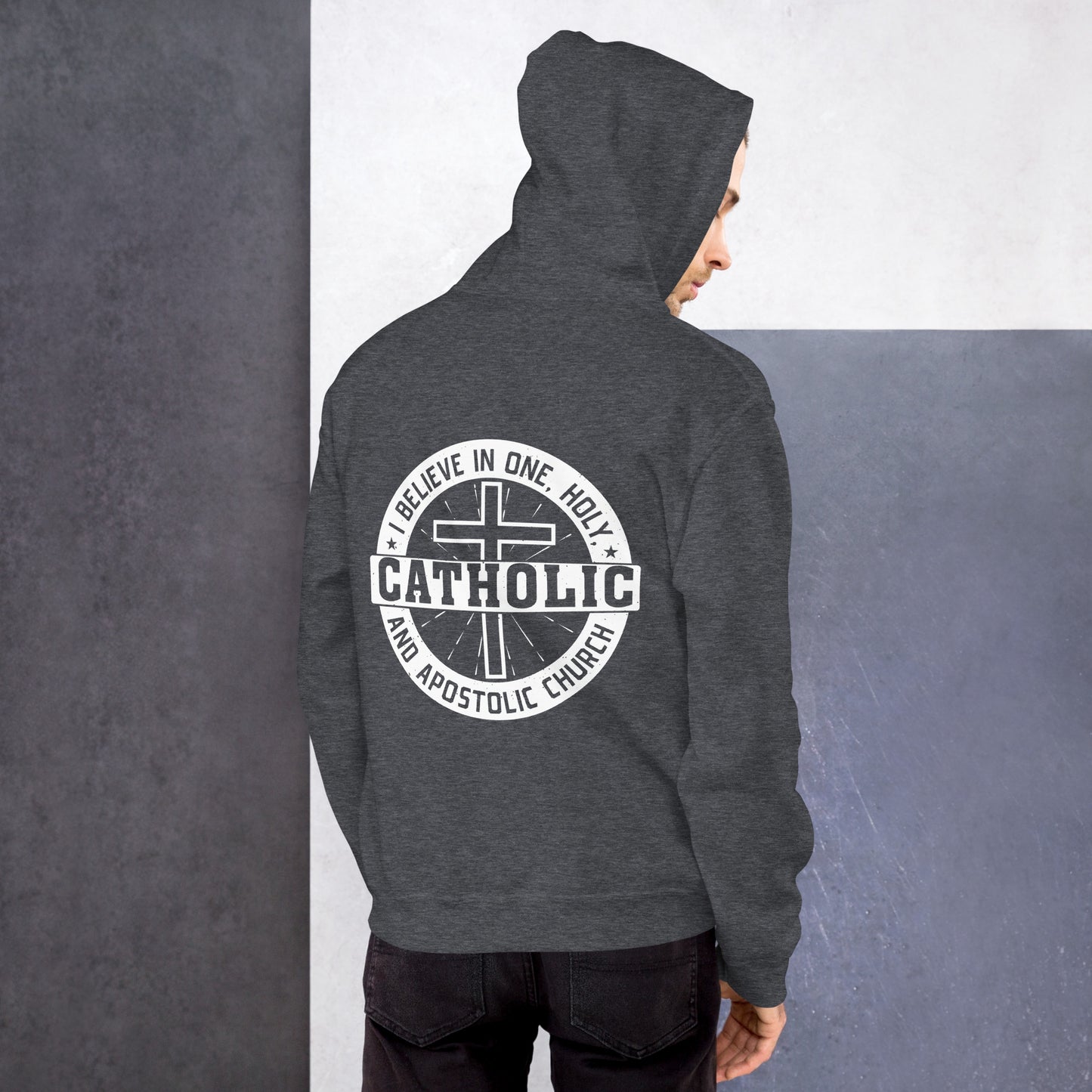 I Believe in One, Holy, Catholic and Apostolic Church Men's Hoodie