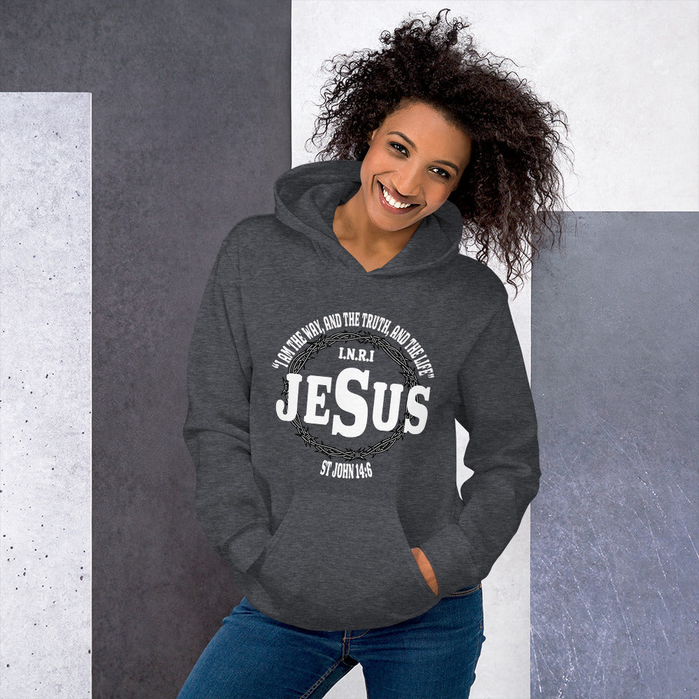 Jesus the Way, Truth and Light Women's Christian Hoodie