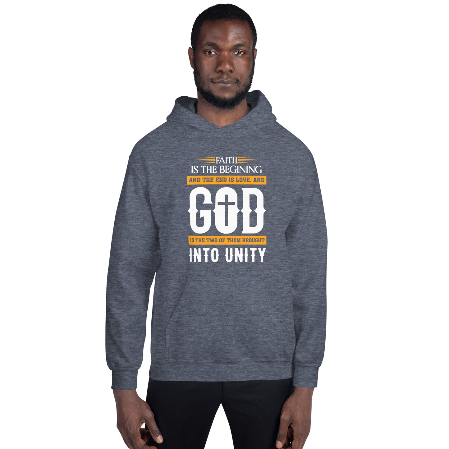 Faith and Love Men's Christian Hoodie