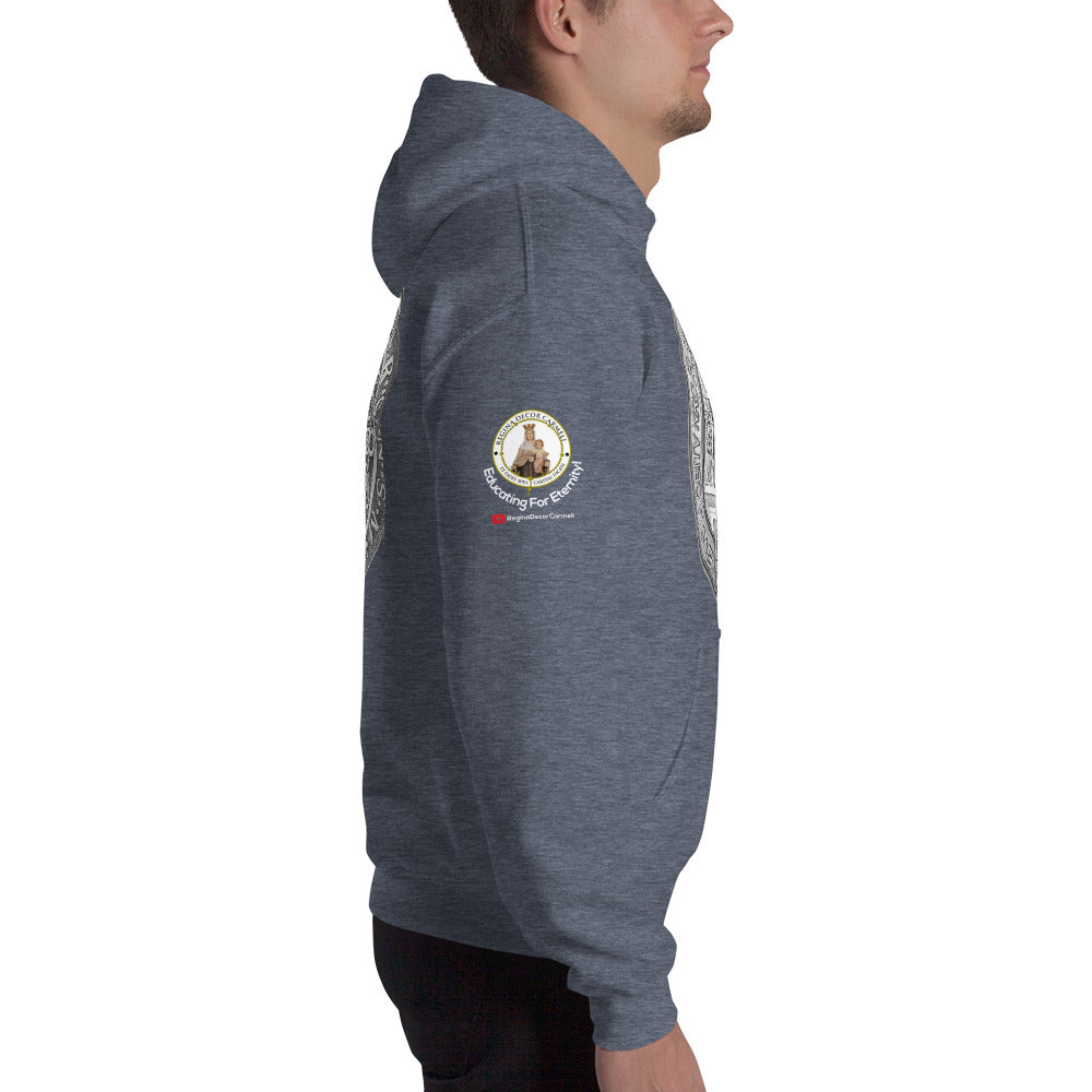 St Benedict Medal Men's Hoodie