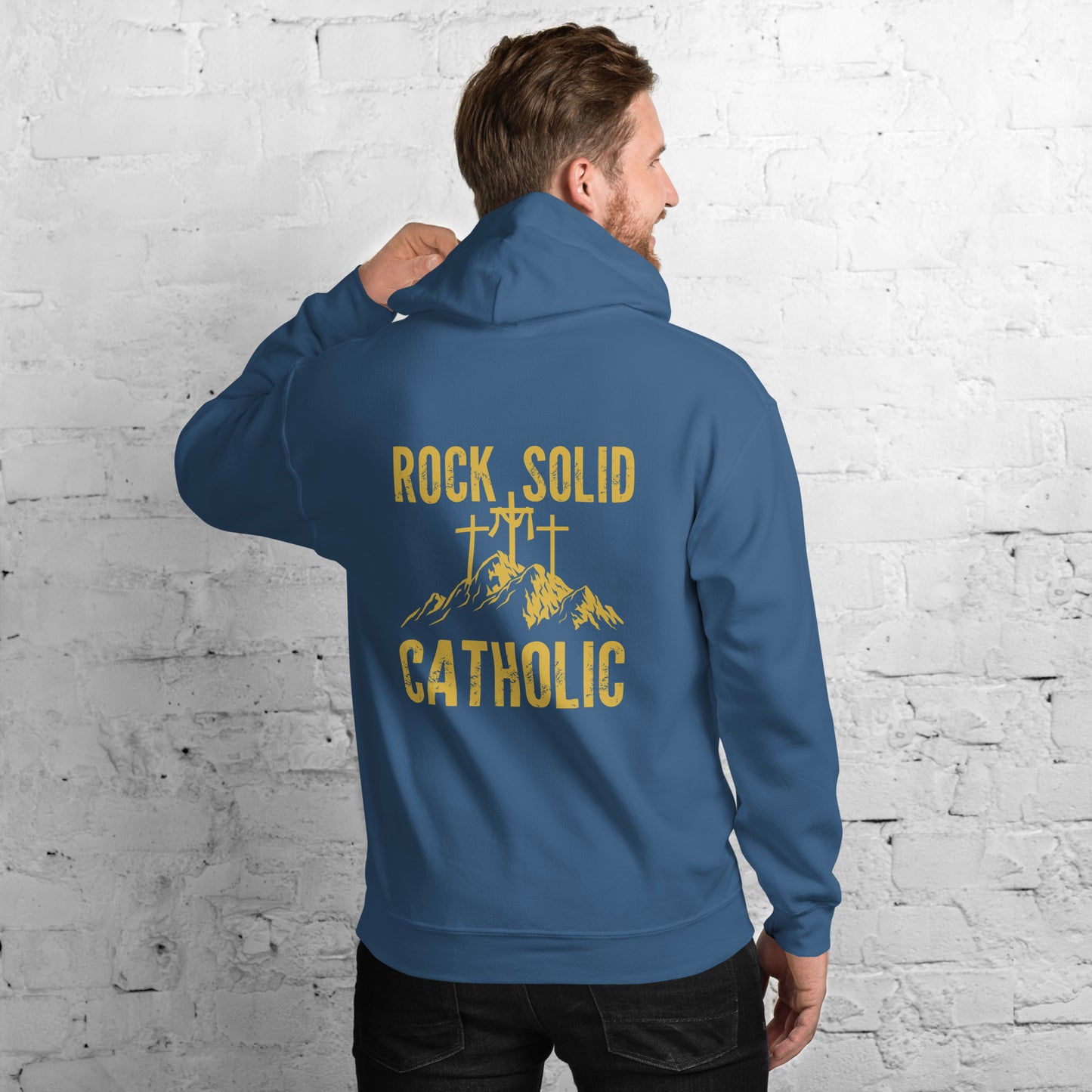 Rock Solid Catholic Men's Hoodie