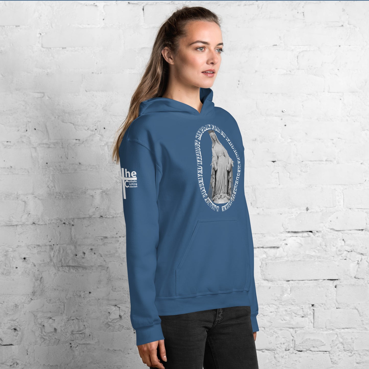 Miraculous Medal (coloured Hearts) Women's Hoodie