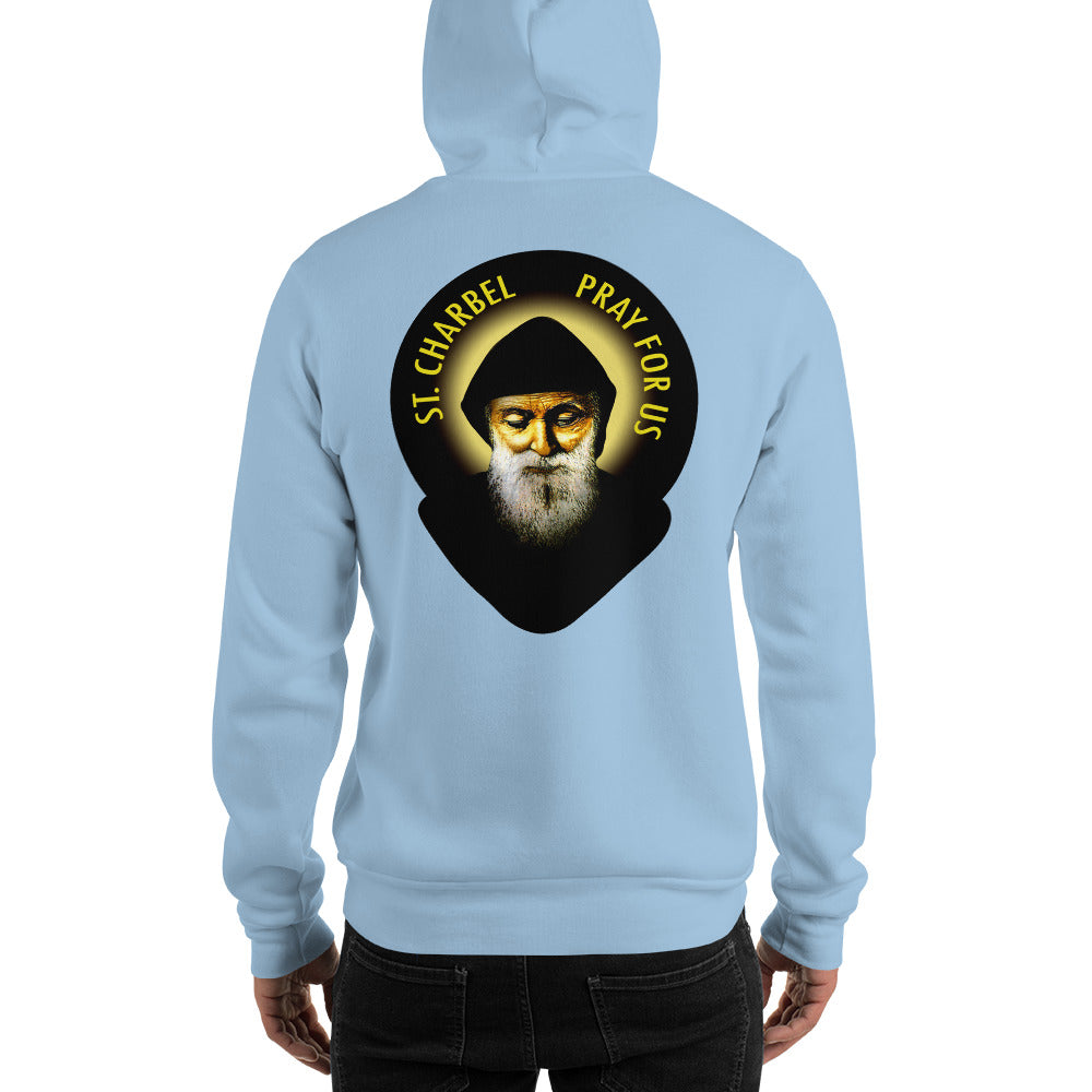 St Charbel Pray For Us Men's Hoodie