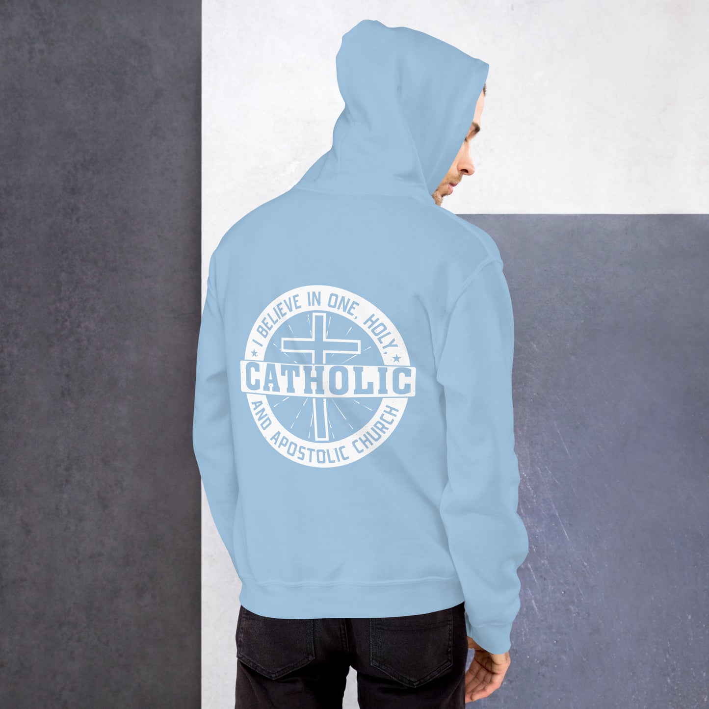 I Believe in One, Holy, Catholic and Apostolic Church Men's Hoodie