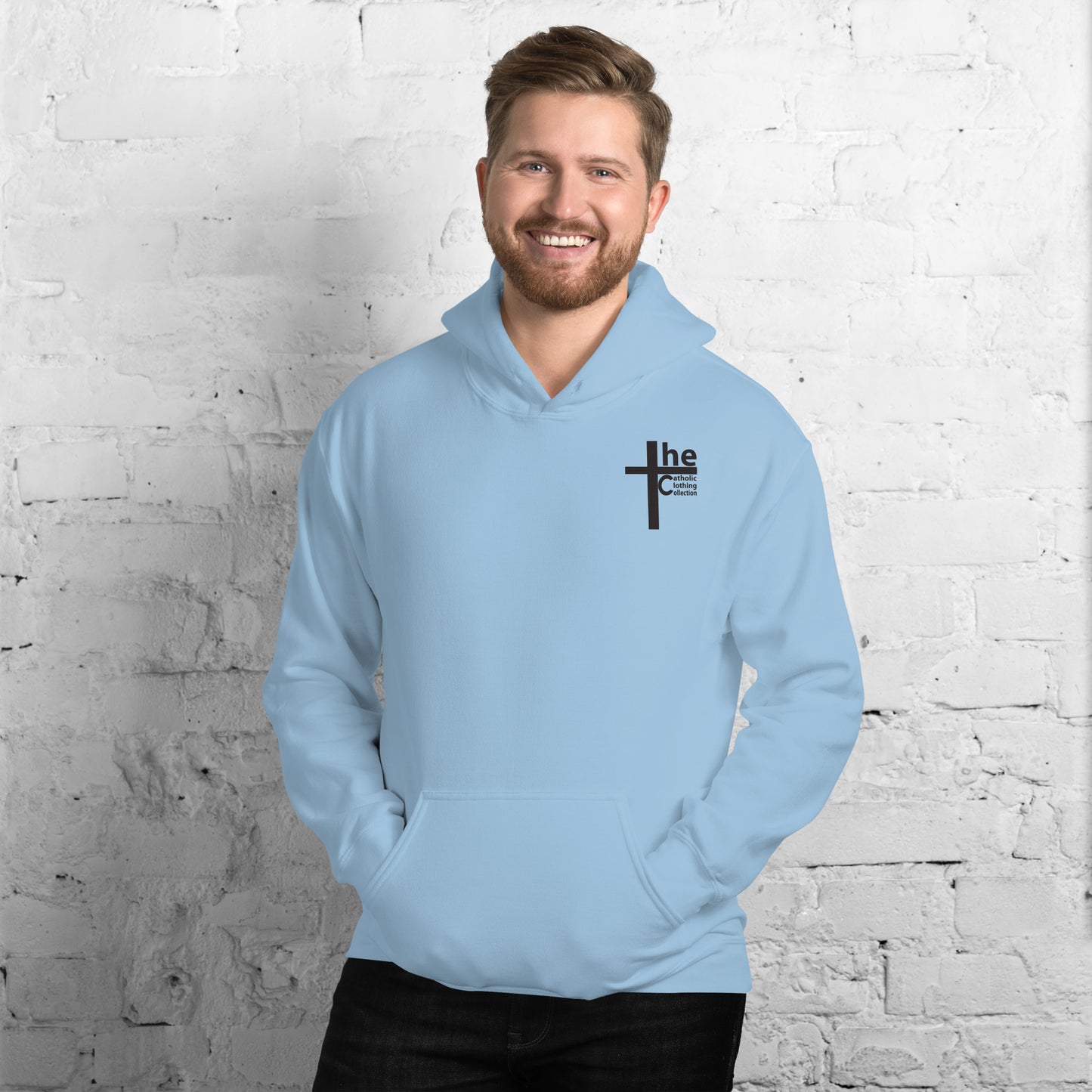 Jesus the Way, Truth and Light (Lighter Hoodies) Men's Hoodie