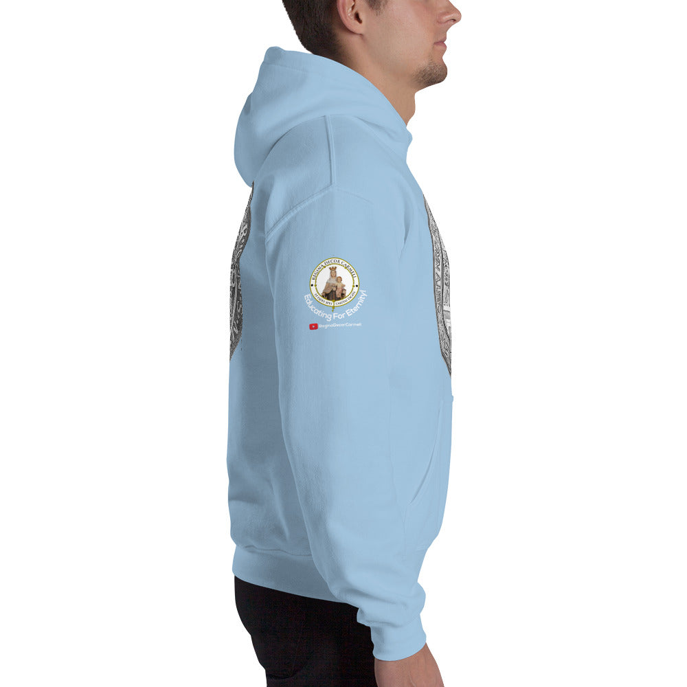 St Benedict Medal Men's Hoodie