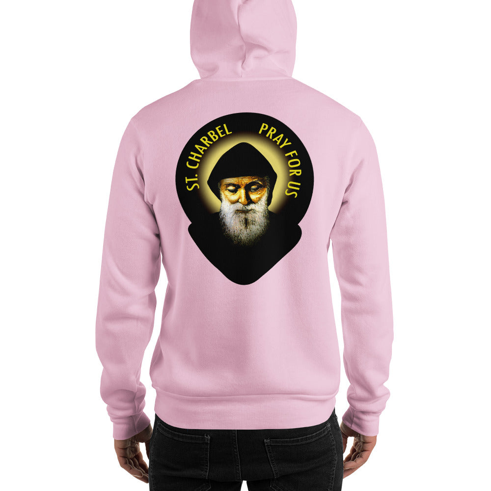 St Charbel Pray For Us Men's Hoodie