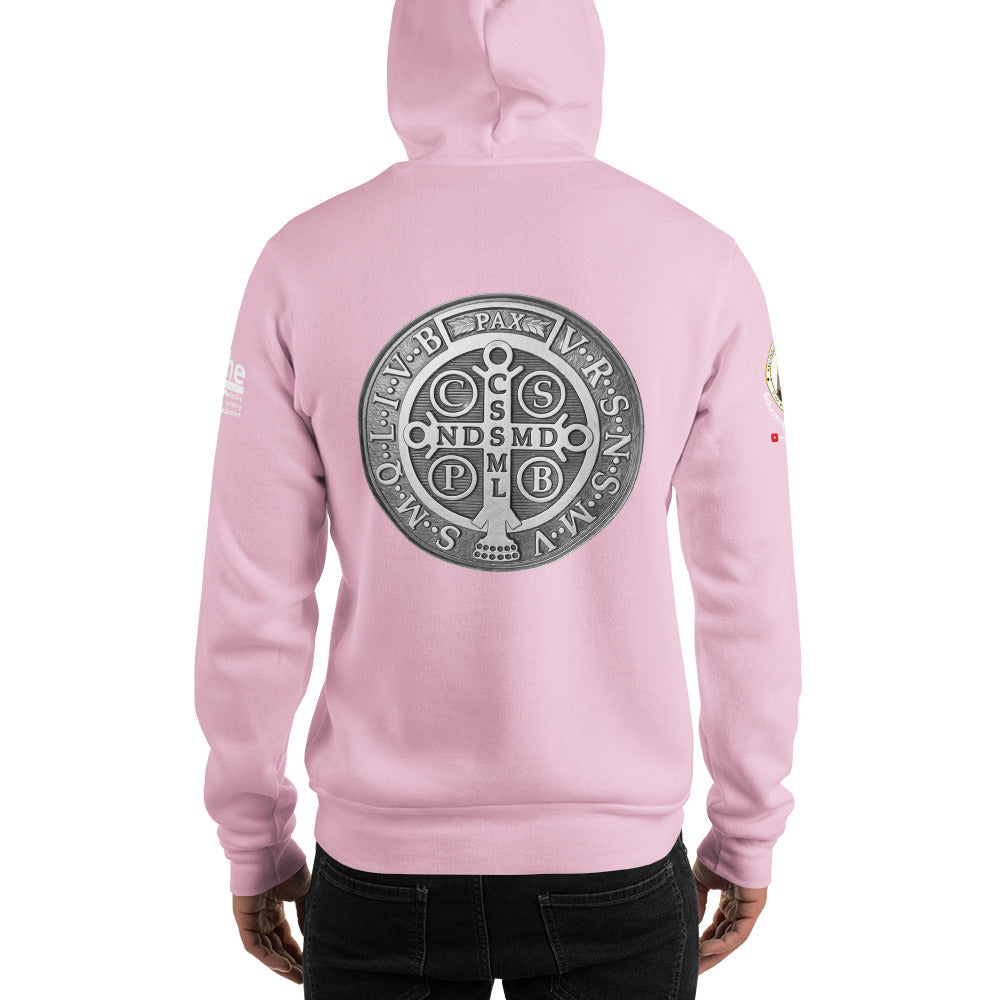 St Benedict Medal Men's Hoodie