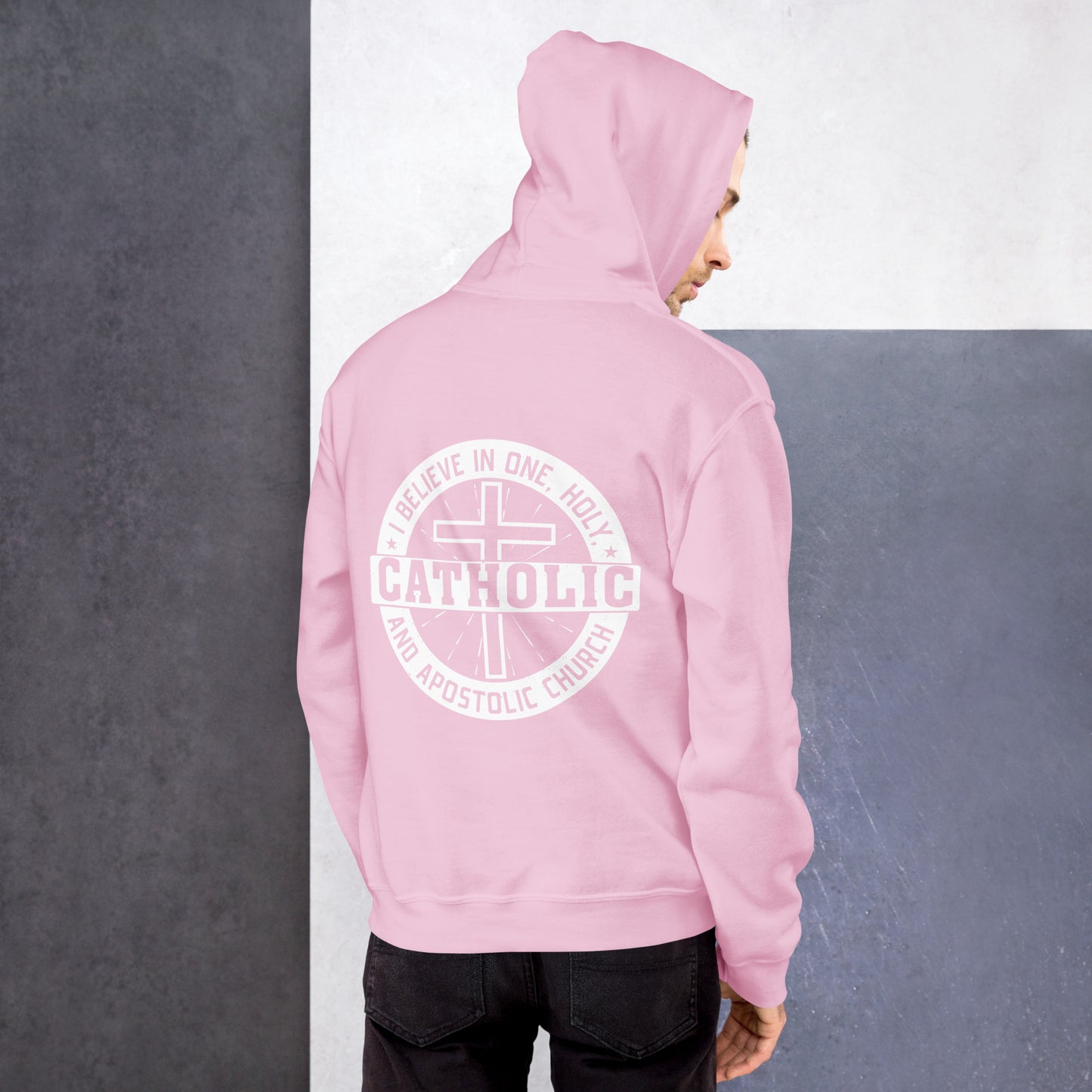 I Believe in One, Holy, Catholic and Apostolic Church Men's Hoodie