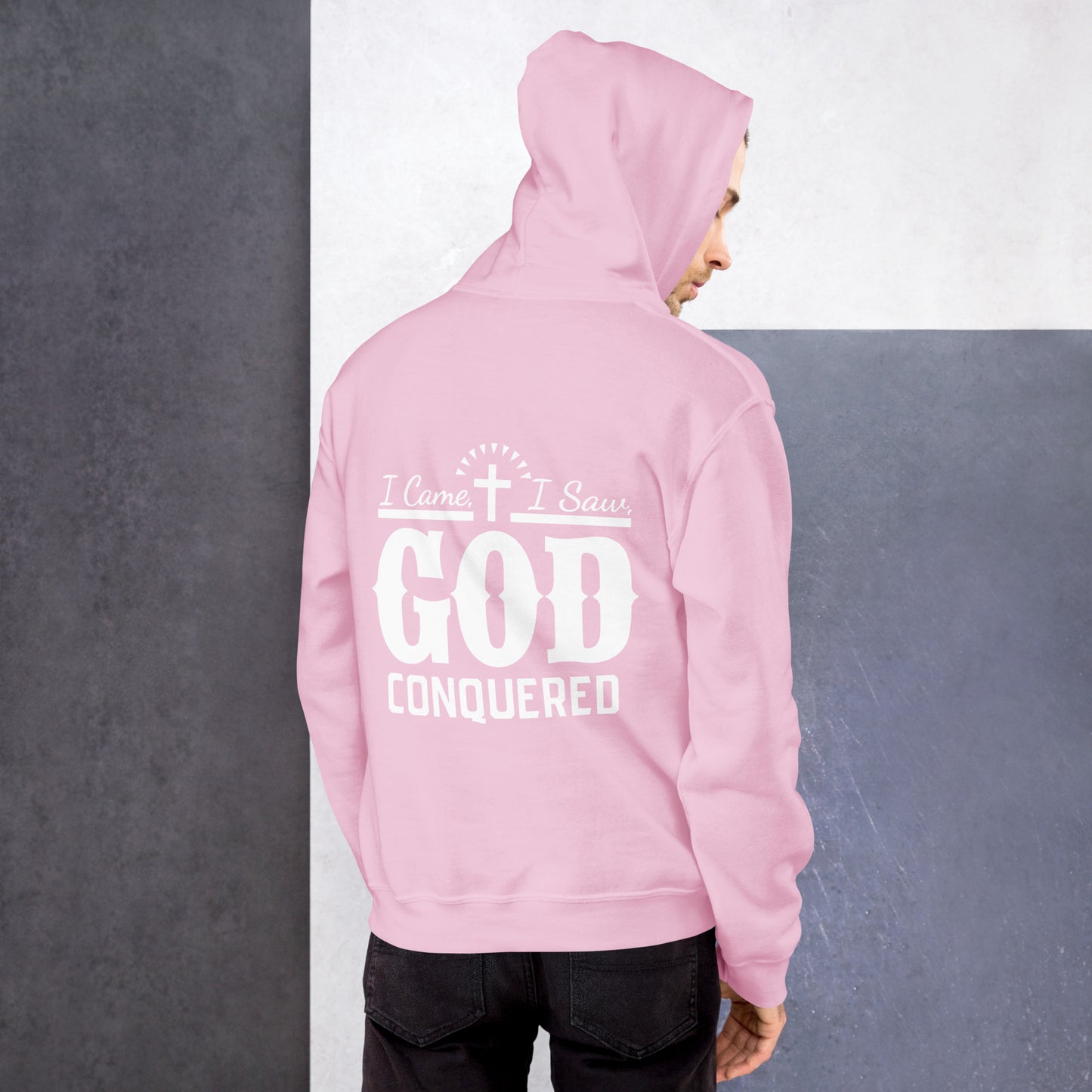 I came, I saw, God Conquered Men's Hoodie