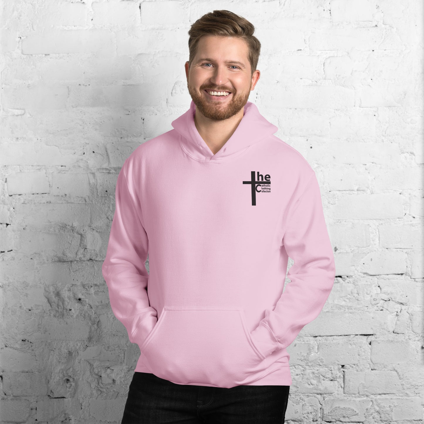 Jesus the Way, Truth and Light (Lighter Hoodies) Men's Hoodie