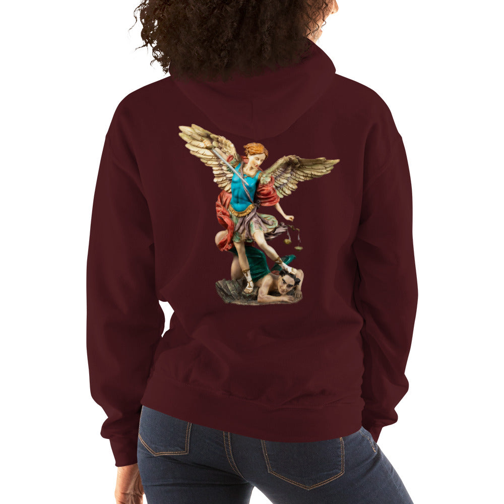 St Michael Archangel (colour) Women's Hoodie