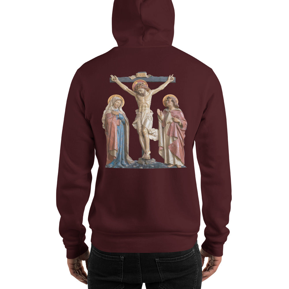 Crucifixion Scene Men's Hoodie