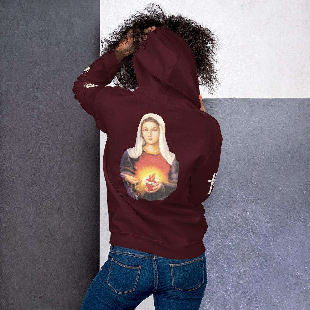Sacred Heart of Jesus and Immaculate Heart of Mary Women's Hoodie